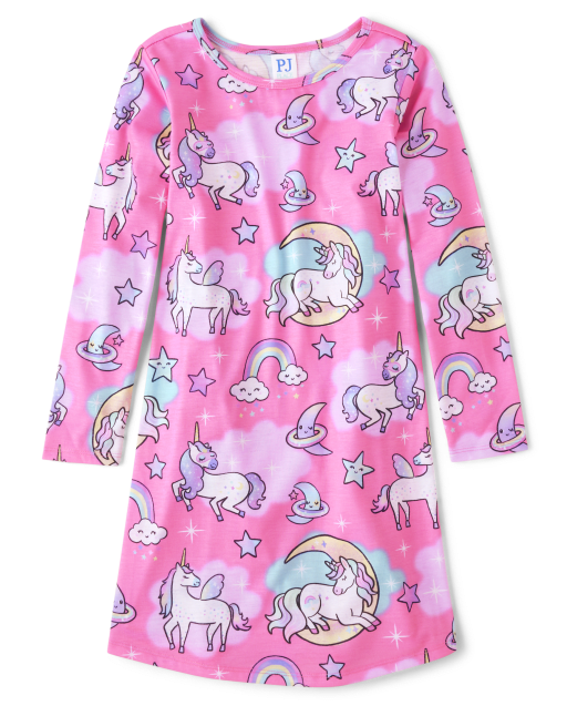Girls Unicorn Nightgown