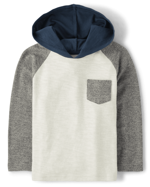 Baby And Toddler Boys Colorblock Hooded Top