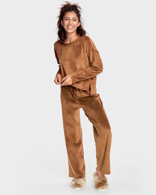 Womens Velour Pajamas