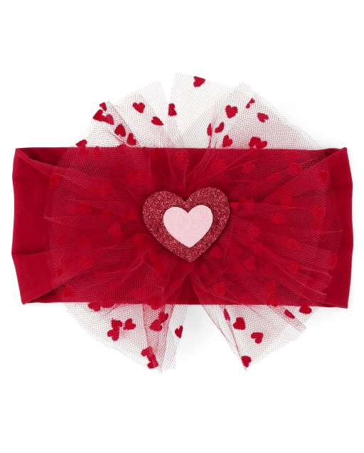 Diadema con forma de corazón para bebé niña