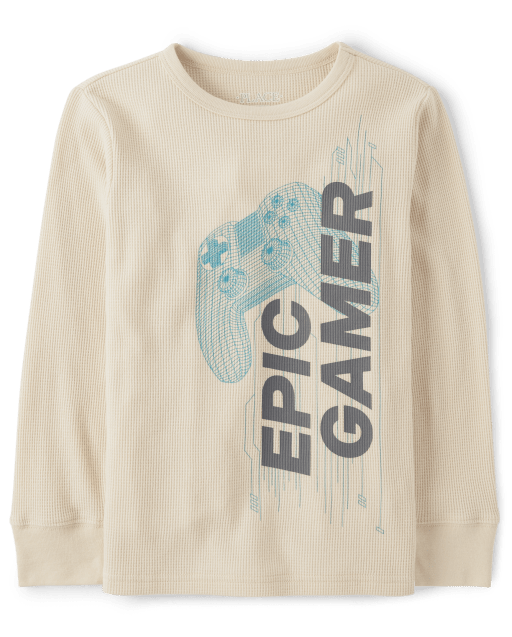 Boys Graphic Thermal Top