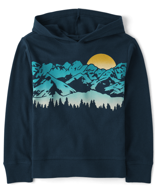 Camiseta térmica con capucha para niños