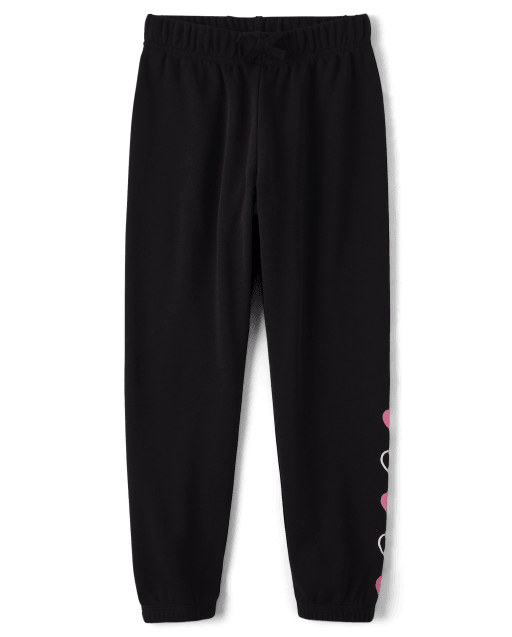 Girls Graphic French Terry Jogger Pants