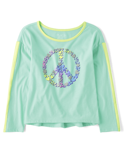 Girls Graphic Boxy Top