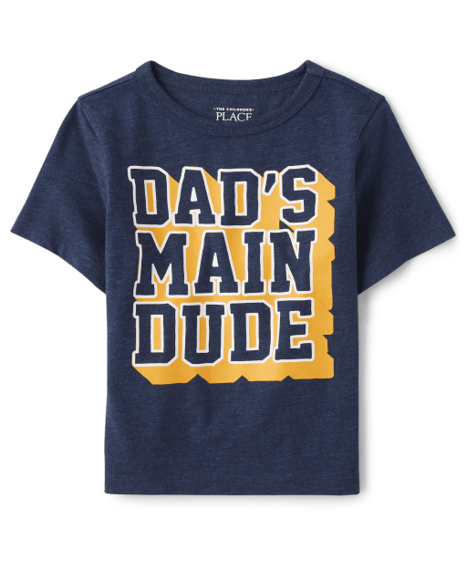 Camiseta con gráfico Dad's Dude para bebés y niños pequeños