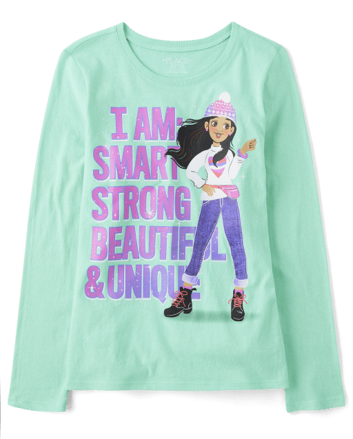 Girls Strong Graphic Tee