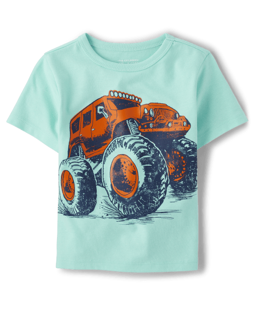 Baby And Toddler Boys Monster Truck Graphic Tee