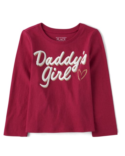 Baby And Toddler Girls Daddy's Girl Graphic Tee