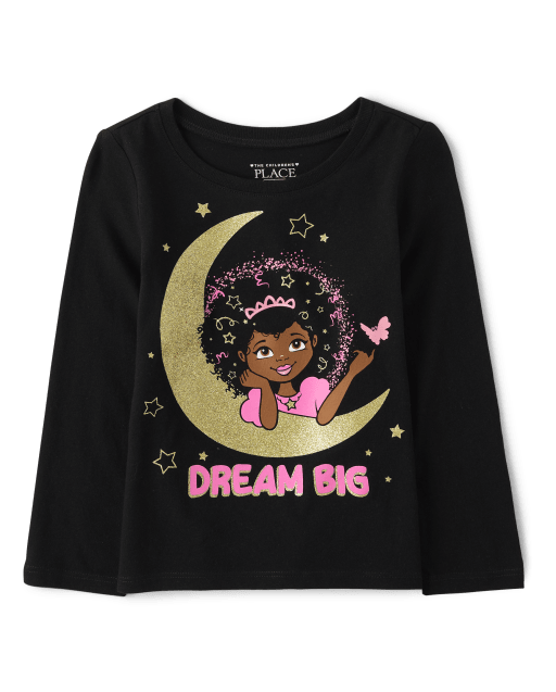 Baby And Toddler Girls Dream Big Graphic Tee