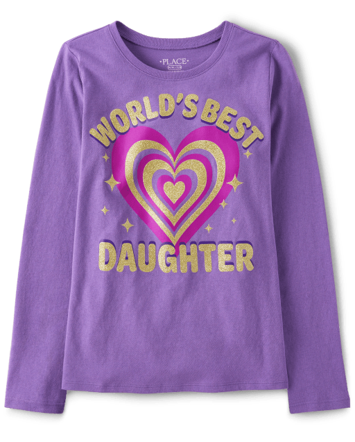 Girls Best Daughter Graphic Tee