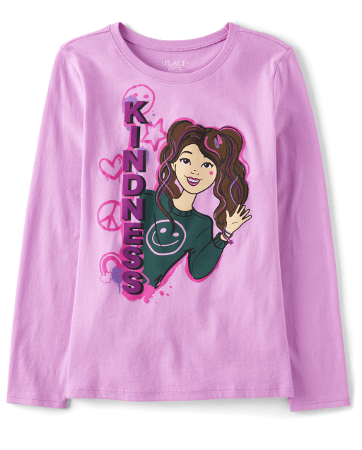 Girls Kindness Graphic Tee