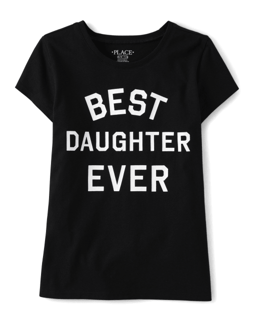 Girls Best Daughter Ever Graphic Tee