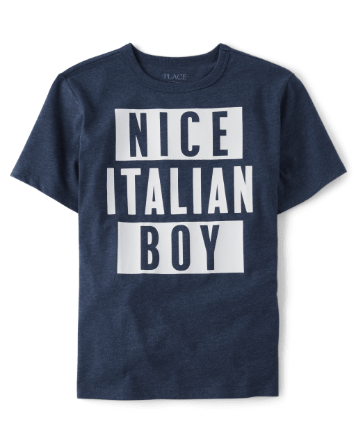 Boys Nice Italian Boy Graphic Tee