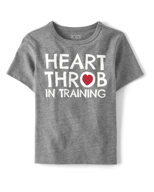 Baby And Toddler Boys Heart Throb Graphic Tee
