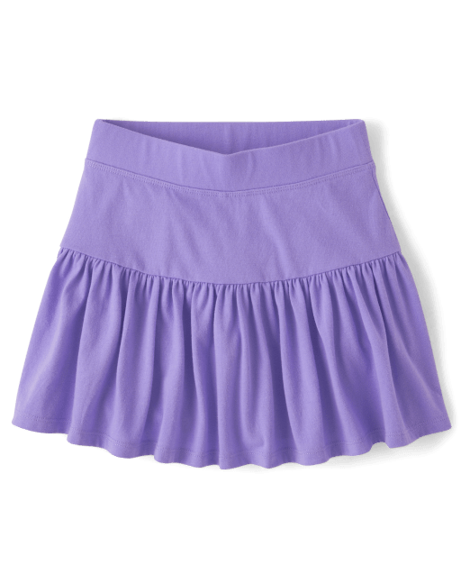 Falda pantalón escalonada para niñas