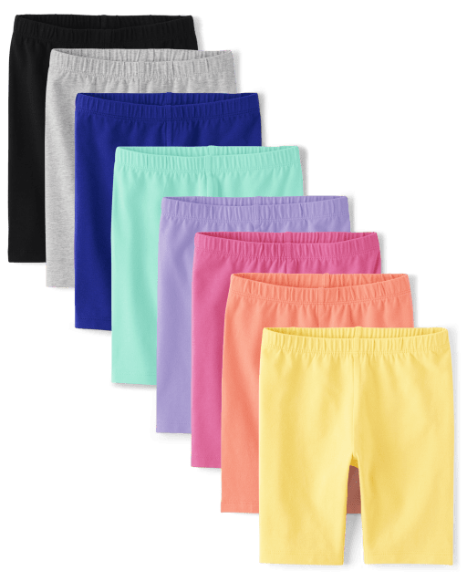Lot de 8 shorts de vélo pour filles