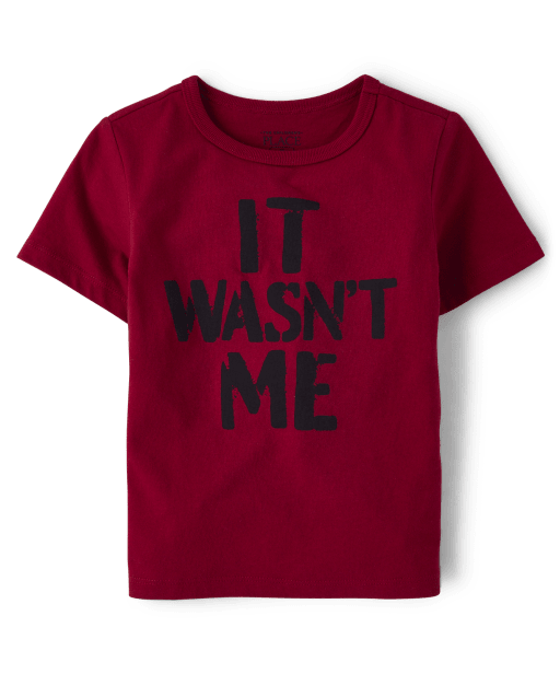 Baby And Toddler Boys It Wasn't Me Graphic Tee