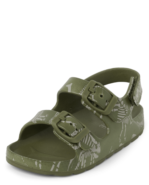 Toddler Boys Dino Buckle Slides