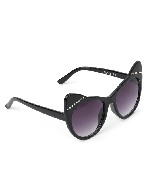 Toddler Girls Rhinestone Cat Sunglasses