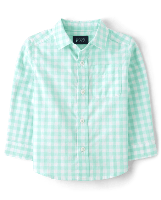 Little Me -Plaid Pant Set-Blue - 9M Blue