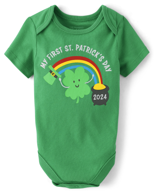 Unisex Baby First St. Patrick's Day Graphic Bodysuit