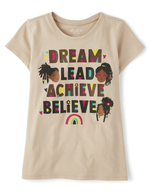 Camiseta con gráfico Dream para niñas