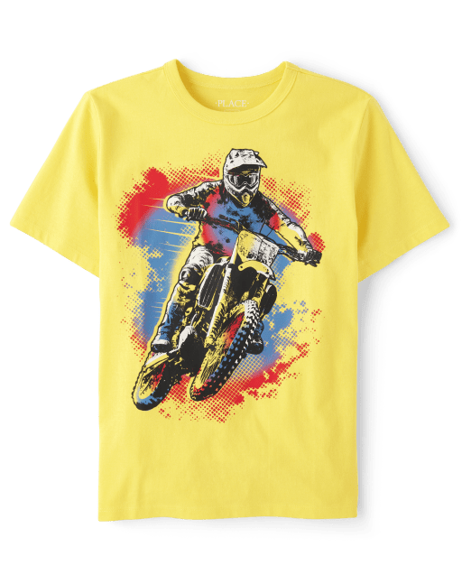Boys Biker Graphic Tee