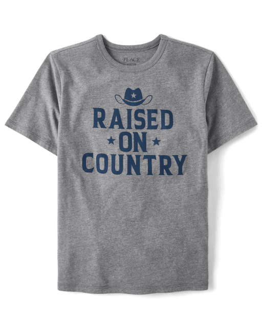 Camiseta con gráfico country para niño