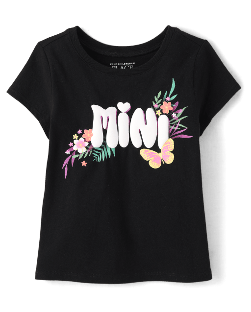 Baby And Toddler Girls Mommy And Me Mini Graphic Tee