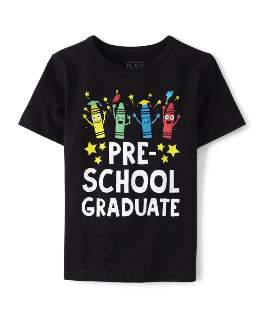 Baby And Toddler Boys Pre-School Graduate Graphic Tee