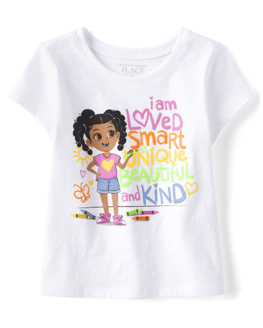 Baby And Toddler Girls I Am Graphic Tee