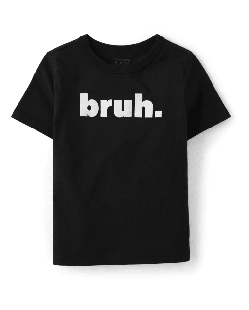 Baby And Toddler Boys Bruh Graphic Tee