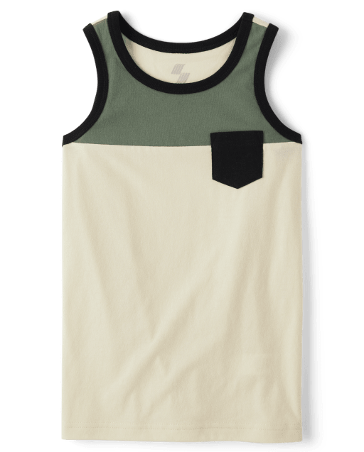 Boys Colorblock Tank Top