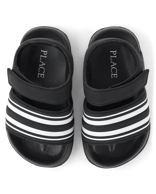 Toddler Boys Striped Sandals