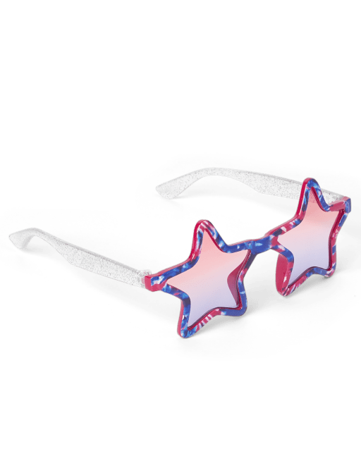 Toddler Girls Tie Dye Star Sunglasses