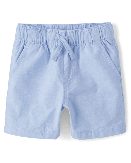 Toddler Boys Textured Pull On Jogger Shorts