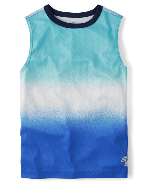 Boys Print Performance Muscle Tank Top