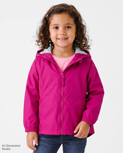 Toddler Girls Windbreaker Jacket