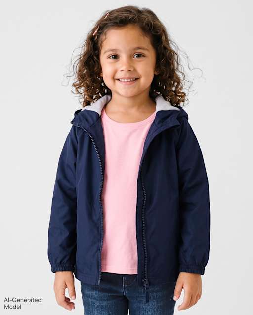 Toddler Girls Windbreaker Jacket