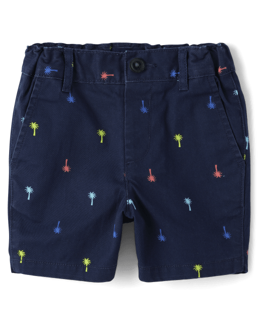 Toddler Boys Palm Tree Chino Shorts