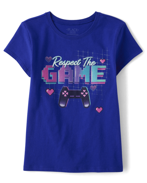 Girls Respect The Game Graphic Tee