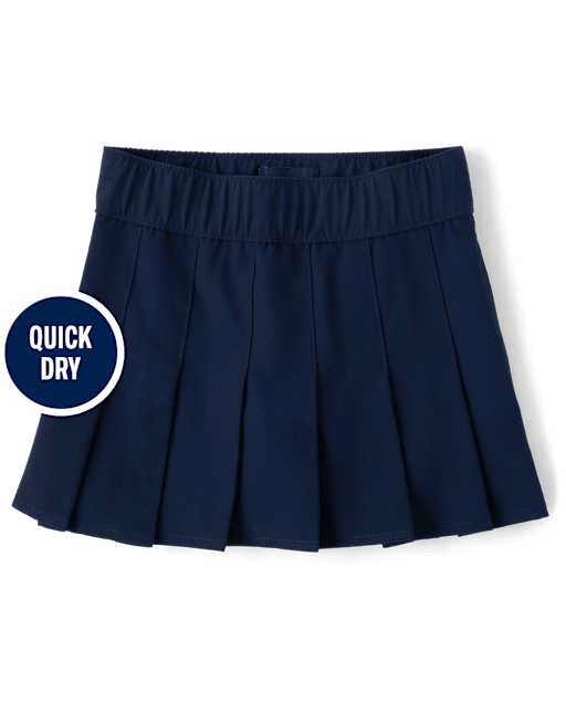 Girls Uniform Quick Dry Pleated Skort