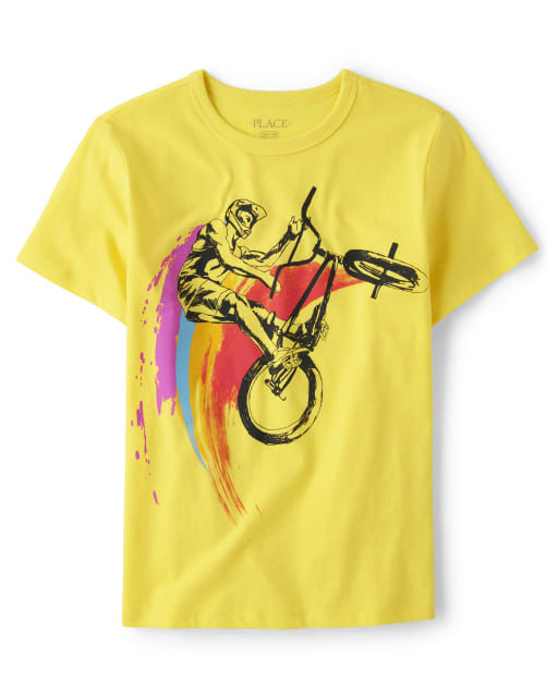 Boys Bicycle Graphic Tee