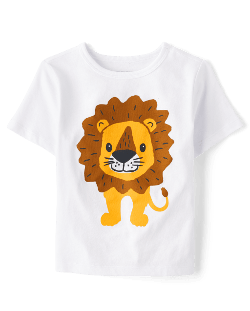 Baby And Toddler Boys Lion Graphic Tee