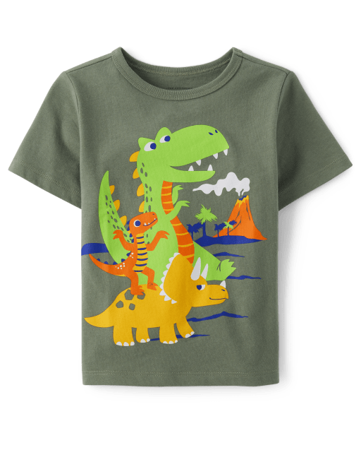 Baby And Toddler Boys Dino Graphic Tee