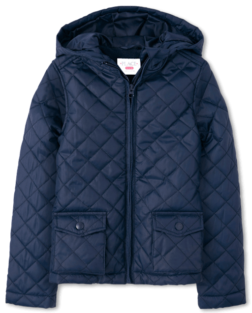 Girls Quilted Puffer Jacket