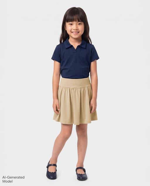 Girls Uniform Quick Dry Skort