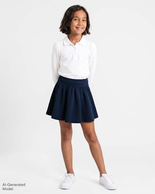 Girls Uniform Quick Dry Skort