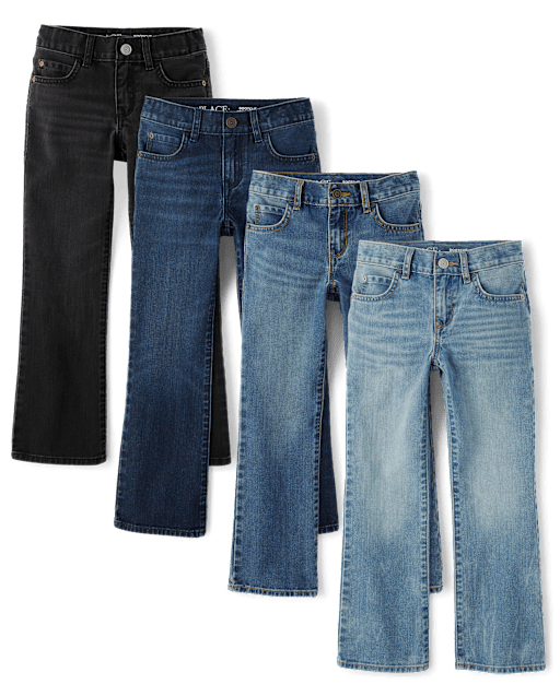 Boys Bootcut Jeans 4-Pack