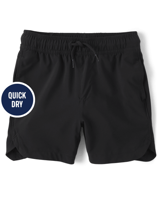 Boys Quick Dry Lined Pull On Jogger Shorts